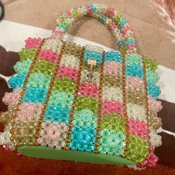 Colorful Beaded Handbag - Picture 1 of 5